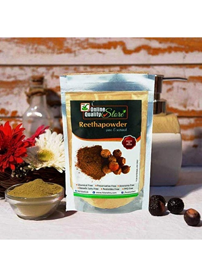 Amla, Reetha, Shikakai, Bhringraj And Hibiscus Powder For Hair |Hair Pack Powder Combo |Hair Care Products |Aritha|Ritha|Soapnuts |Indian Gooseberry|Gudhal |Gudhal Fool Powder |Organic Bhringraj(Pack Of 5 ,Total 1900G Pack)