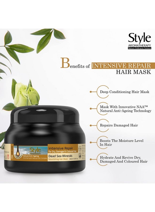 Professional Repair Almond Hair Mask For Color Treated, Dry, Damaged | For Dry, Damaged & Color Treated Hair | Sls/Sles Free, Paraben Free - 200 Ml, 1 Count