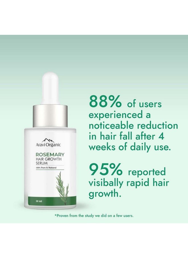 Rosemary & Biotin Hair Growth Serum - For Hair Growth, Strengthens Hair, And Nourishes Scalp - 30 Ml