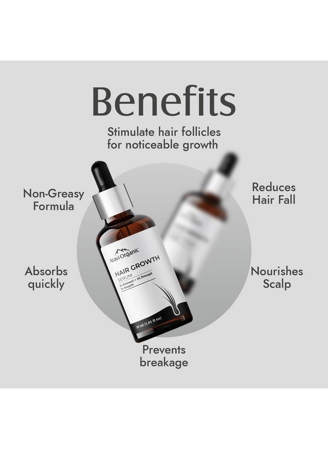 Hair Growth Serum With 3% Redensyl, 2% Anagain, 2% Procapil - For Hair Growth And Hair Fall Control - For Men & Women - 30 Ml