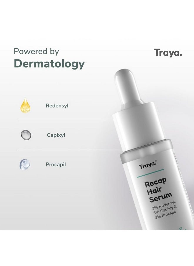 Natural Hair Growth Serum With 3% Redensyl, 5% Capixyl, 3% Procapil For Increasing Hair Thickness, Natural Dht Blocker, For Hair Fall Control & Growth (30Ml), 100 Grams