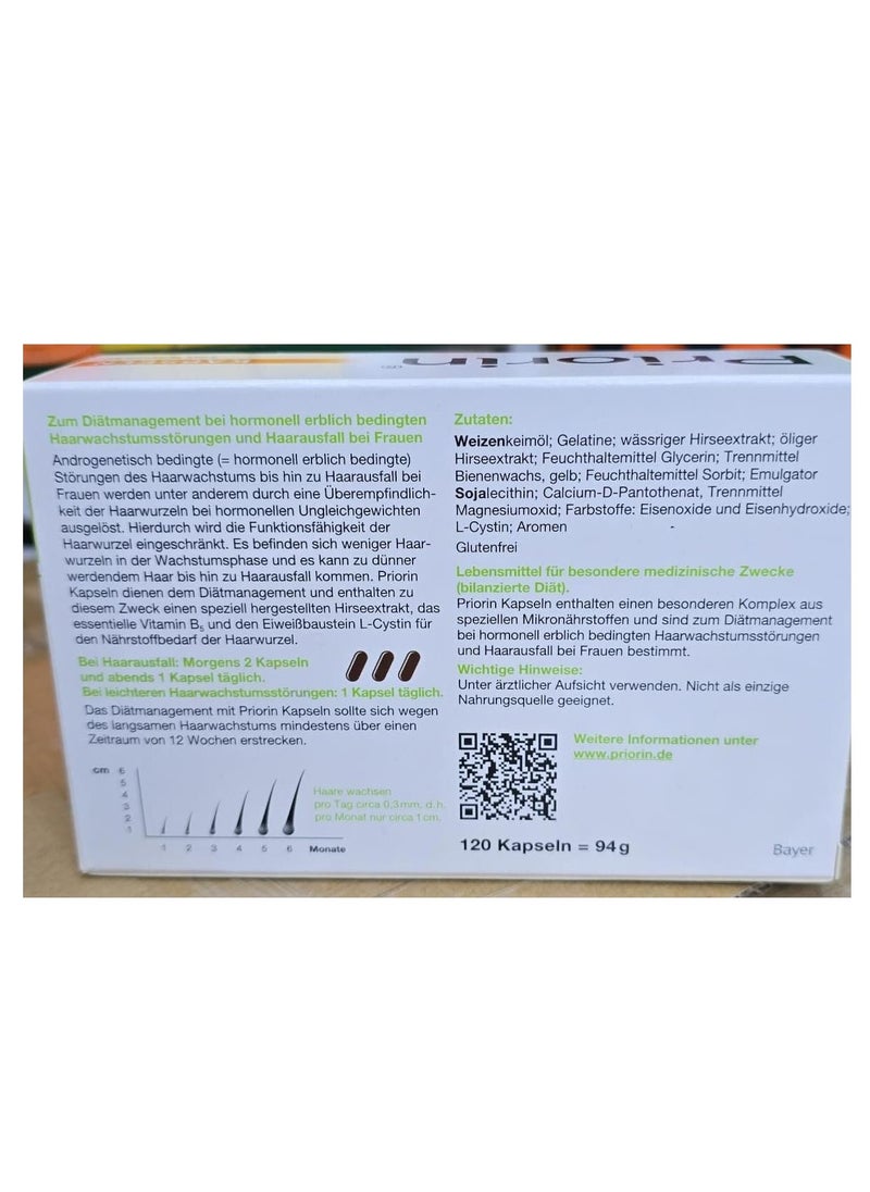 Priorin  Pack of 120 kap