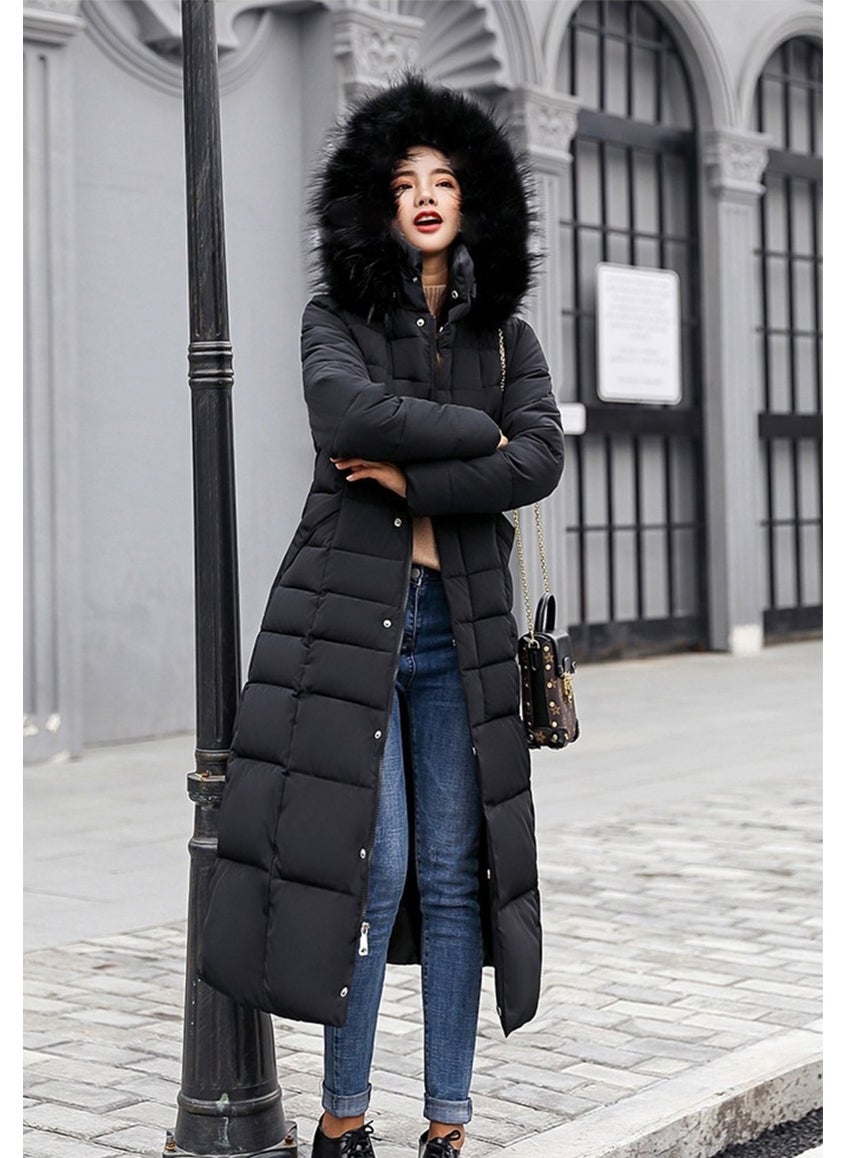 Casual Winter Full Length Women's Puffer Jacket