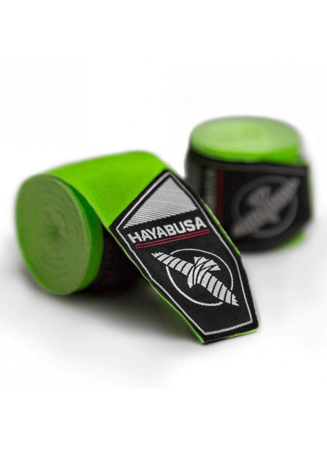 Hayabusa Boxing Hand Wraps Perfect Stretch 4.0 for Men & Women - Green, 180 inches