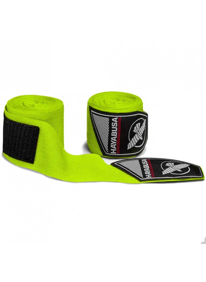 Hayabusa Boxing Hand Wraps Perfect Stretch 4.0 for Men & Women - Green, 180 inches
