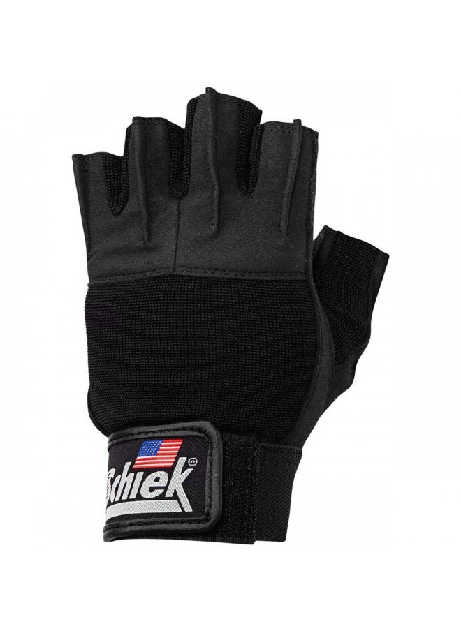 Schiek Sports 530 Platinum Lifting Gloves - Wrist Wrap Non Slip Exercise Gloves