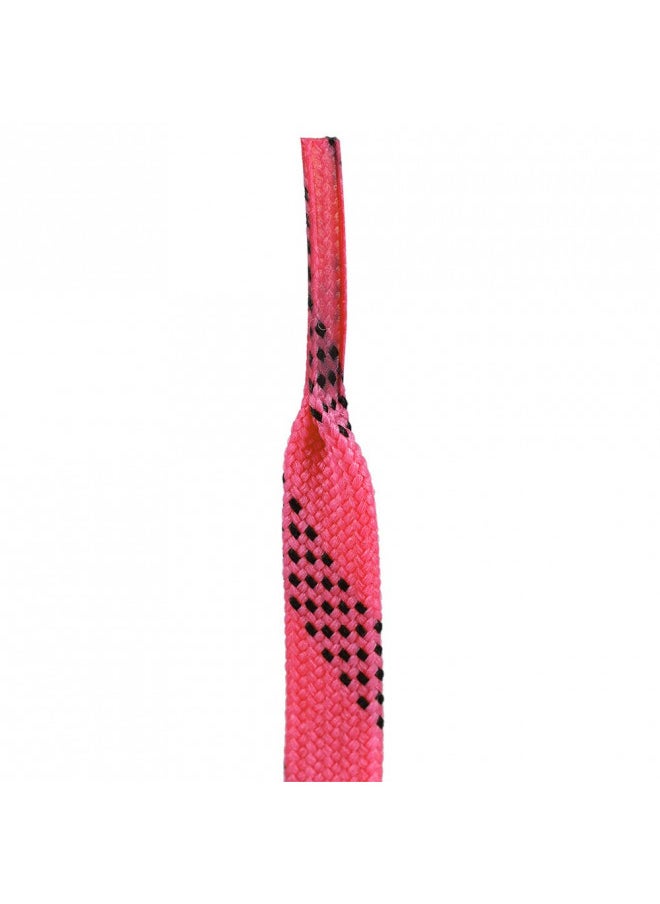 Elite Hockey Prolace Waxed Hockey Skate Laces (Pink, 84