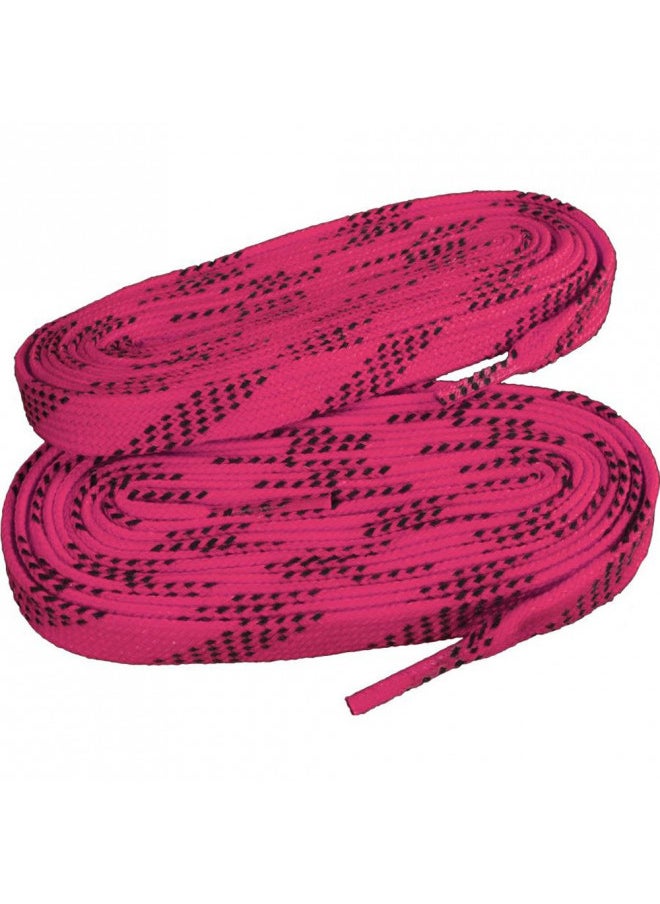 Elite Hockey Prolace Waxed Hockey Skate Laces (Pink, 84