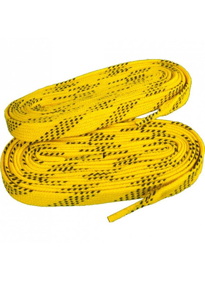 Elite Hockey Prolace Waxed Hockey Skate Laces (Yellow, 84