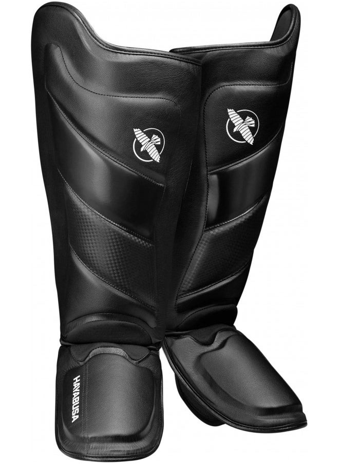 Hayabusa T3 Striking Shinguards - Black, Medium