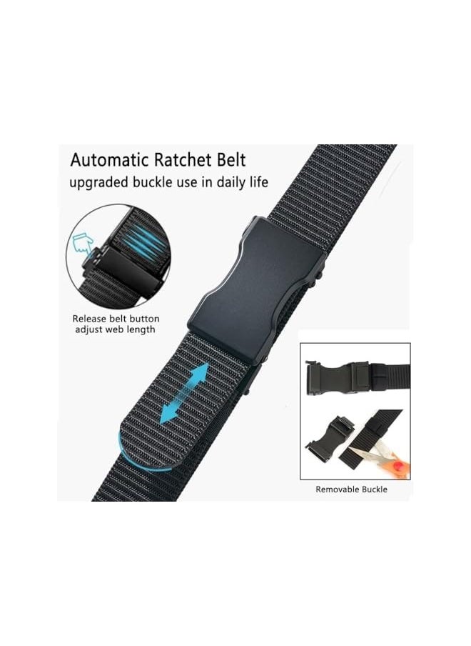 Ratchet Belts for Men, 1 3/8