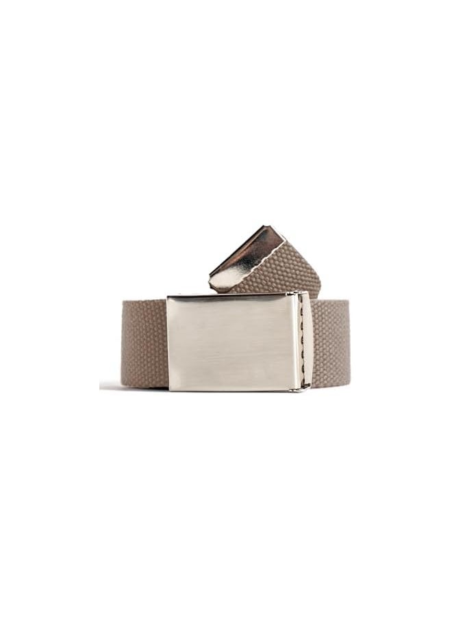 For Men And Women Adjustable Canvas Belt Cotton Strap and Metal Buckle