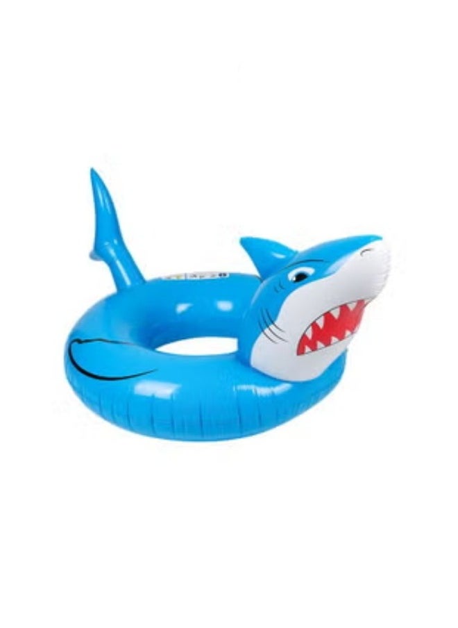 Inflatable Shark Float, Baby Swimming Floats, Shark Shaped Swimming Pool Float, Cartoon Swimming Ring for Kids and Adults, Funny Adorable Water Floaties, Durable Inflatable Swim Trainer, Reliable Swim Safety Equipment, Perfect Match for Summer Pool Parties