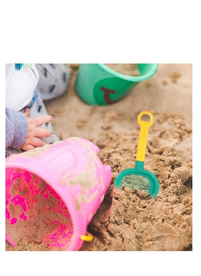 Children Bath Toys Plastic Sand Sifter Shovels 8Pcs Kids Sand Sifter Shovel Beach Sand Sifter with Handle Garden Beach Toys for Kids Sand Toys