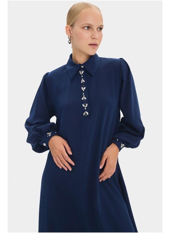 Elegant Button-Down Dress
