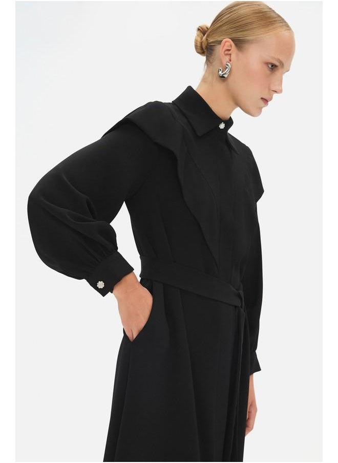 Belted Midi Dress
