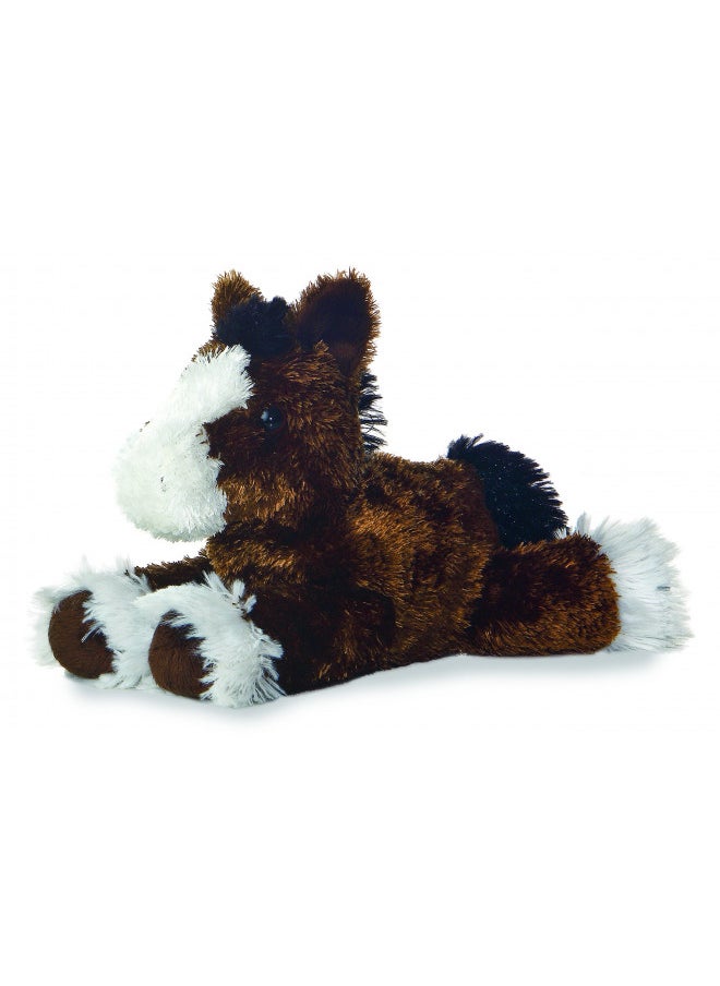 Aurora® Adorable Mini Flopsie Clydes Stuffed Animal - Playful Ease - Timeless Companions - Brown 8 Inches