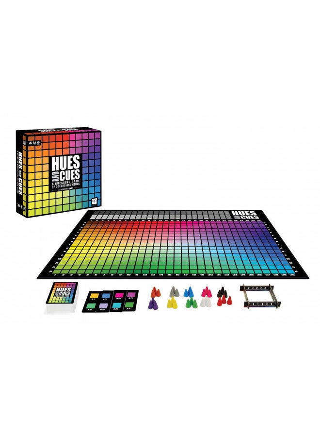 HUES and CUES | Vibrant Color Guessing Game Perfect for Family Game Night | Connect Clues and Colors Together | 480 Color Squares to Guess from | Award-Winning Board Game | 3-10 Players | Ages 8+