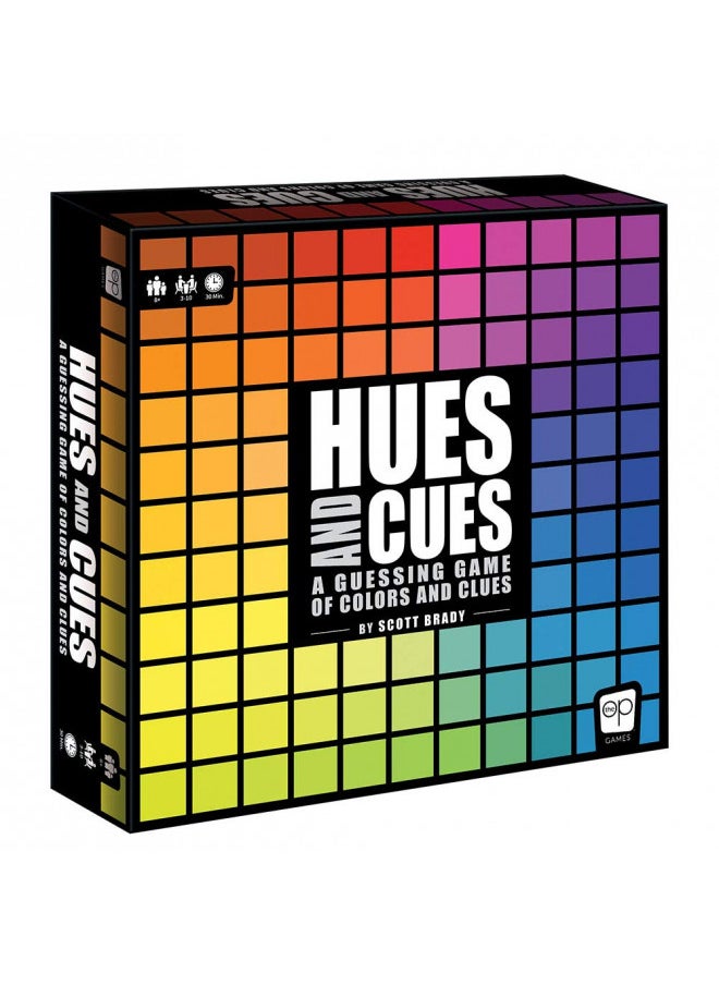 HUES and CUES | Vibrant Color Guessing Game Perfect for Family Game Night | Connect Clues and Colors Together | 480 Color Squares to Guess from | Award-Winning Board Game | 3-10 Players | Ages 8+