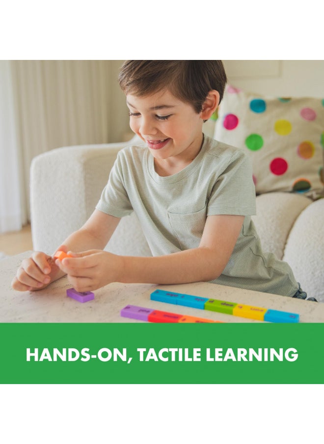 Educational Insights Phonics Dominoes Long Vowels - Manipulative for Classroom & Home, Set of 84 Dominoes in 6 Colors, Ages 6+