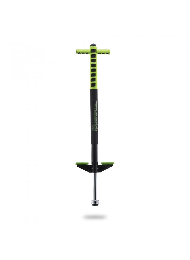 Flybar Maverick Pogo Stick for Kids Ages 5+, 40 to 80 Pounds, Perfect for Beginners, Easy Grip Handles, Anti-Slip Pegs, Outdoor Toys for Boys, Jumper Toys for Girls, Outside Toys for Kids (Green)