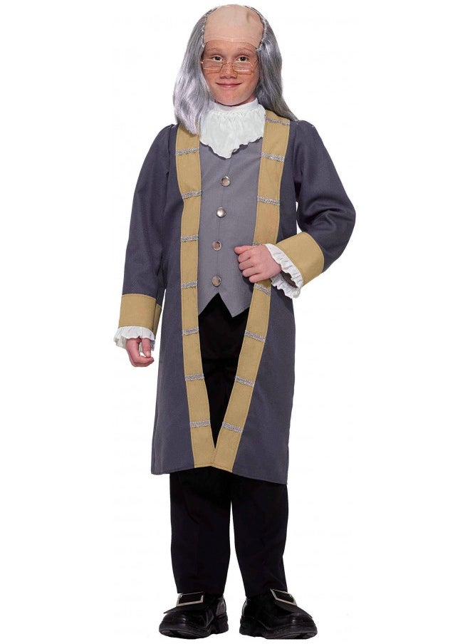 Ben Franklin Child Costume, Large