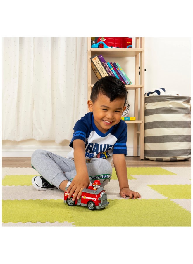 PAW Patrol, Marshalls Fire Engine Vehicle with Collectible Figure, for Kids Aged 3 and Up