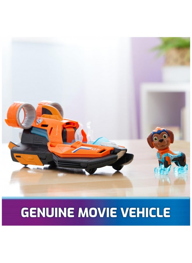 Paw Patrol: The Mighty Movie, Toy Jet Boat with Zuma Mighty Pups Action Figure, Lights and Sounds, Kids Toys for Boys & Girls 3+