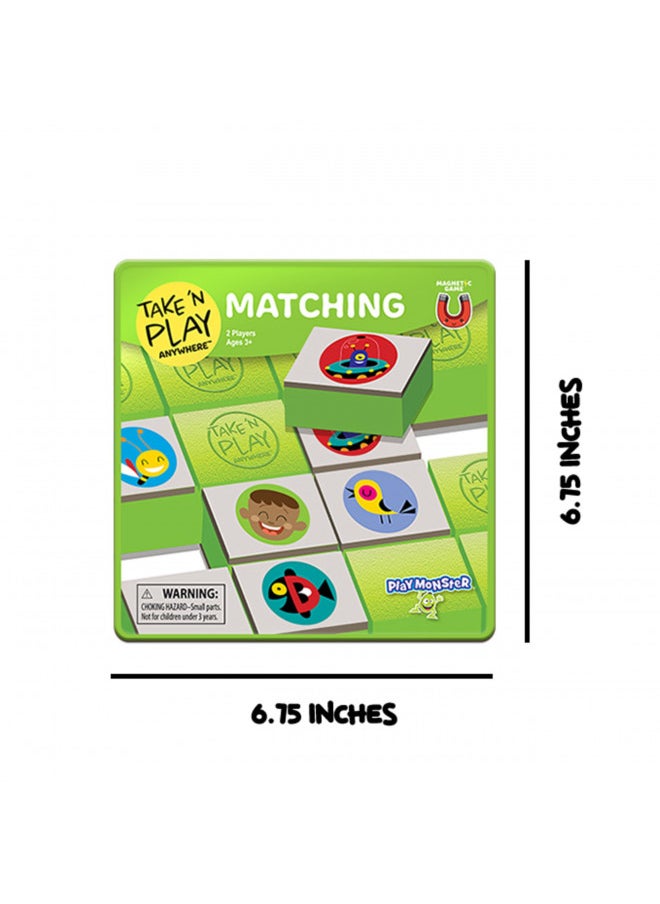 Take N Play Matching Game Easy to Use, Hard to Lose Fun on the Go Travel Game For Ages 3+