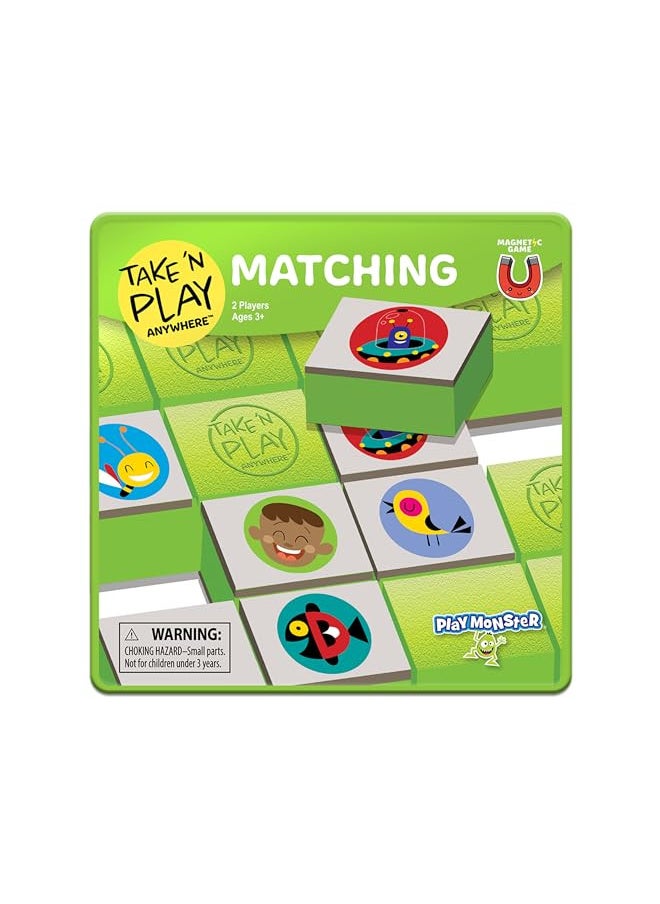 Take N Play Matching Game Easy to Use, Hard to Lose Fun on the Go Travel Game For Ages 3+