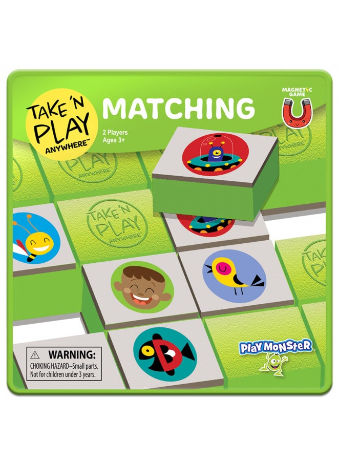 Take N Play Matching Game Easy to Use, Hard to Lose Fun on the Go Travel Game For Ages 3+