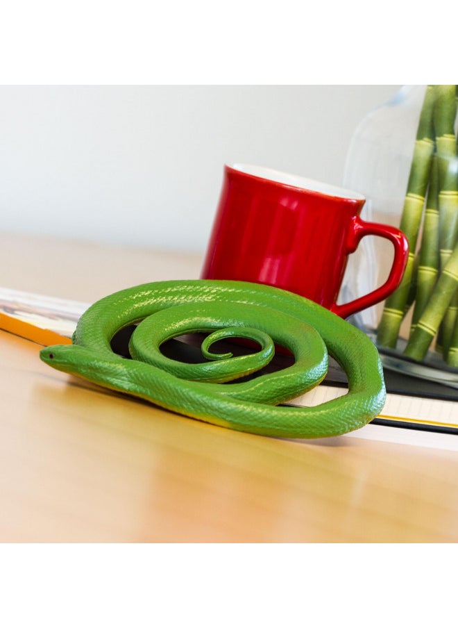 Safari Ltd. Incredible Creatures Collection - Rough Green Snake Figurine Non-toxic and BPA Free