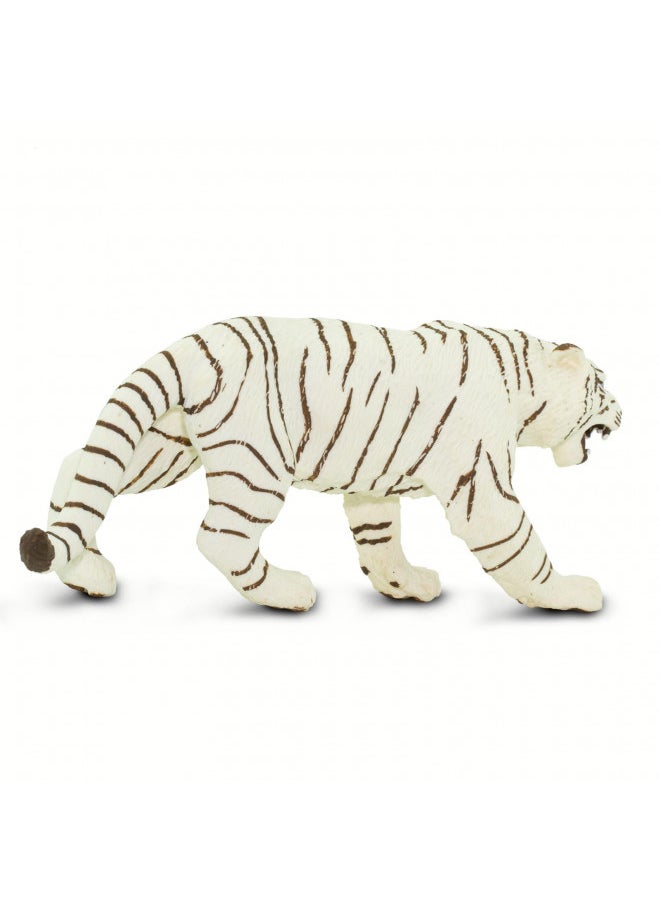 Safari Ltd. Wildlife Collection - White Bengal Tiger Figurine Non-toxic and BPA Free - Ages 3 and Up