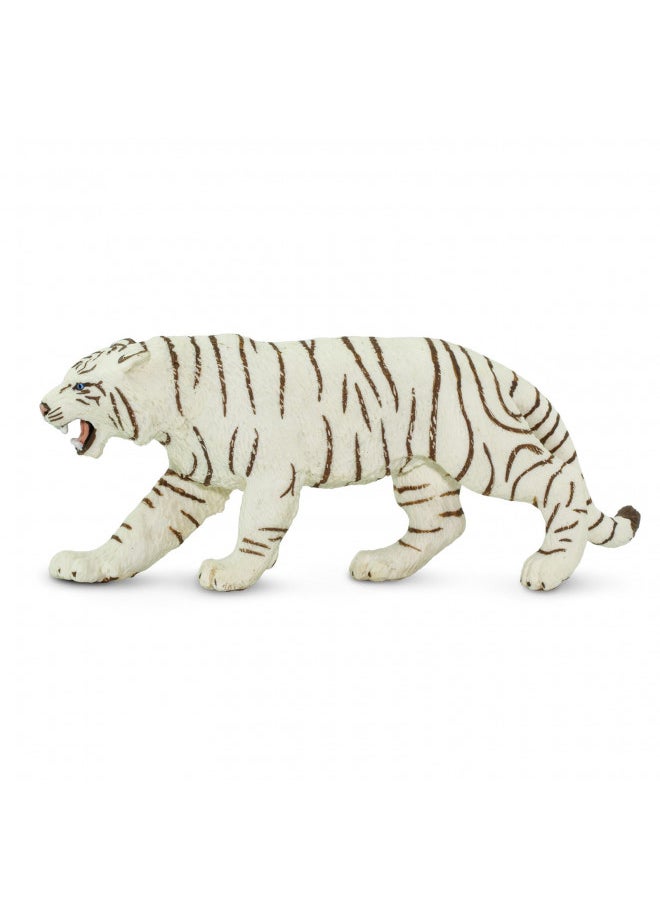 Safari Ltd. Wildlife Collection - White Bengal Tiger Figurine Non-toxic and BPA Free - Ages 3 and Up