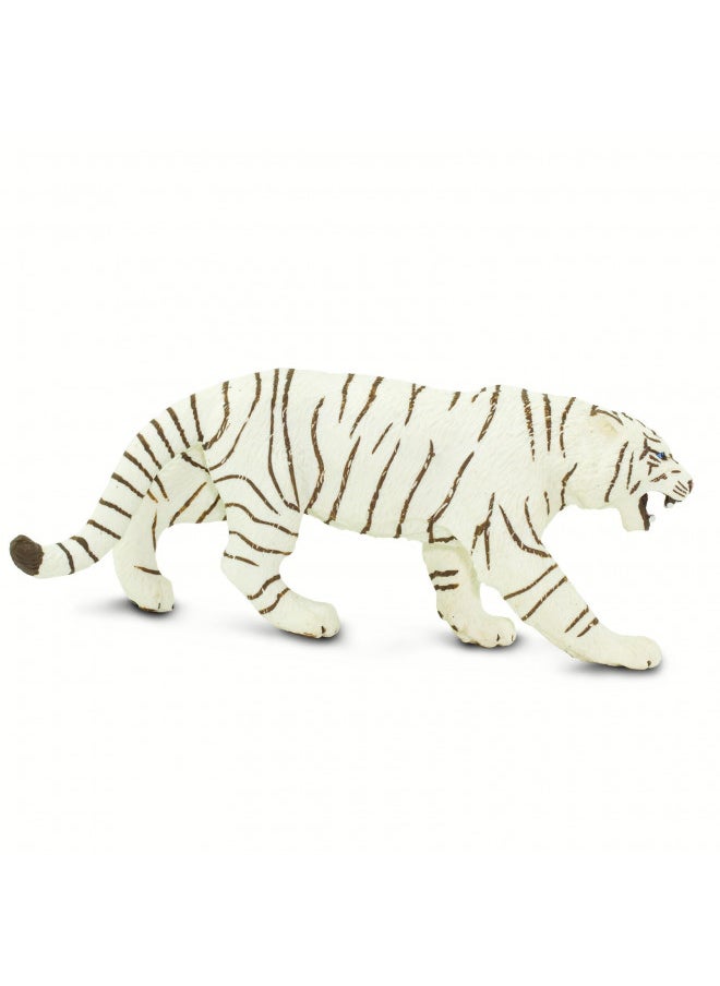 Safari Ltd. Wildlife Collection - White Bengal Tiger Figurine Non-toxic and BPA Free - Ages 3 and Up