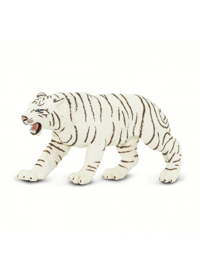 Safari Ltd. Wildlife Collection - White Bengal Tiger Figurine Non-toxic and BPA Free - Ages 3 and Up