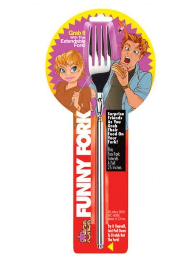 Funny Fork - Telescopic Table Ware, Extendable to 25