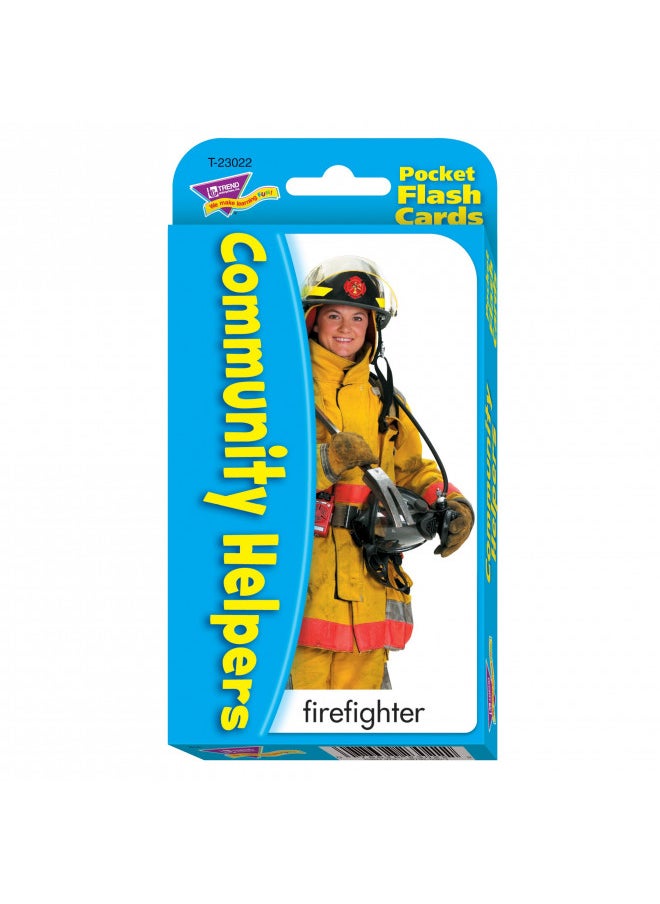 Community Helpers & Careers Pocket Flash Cards