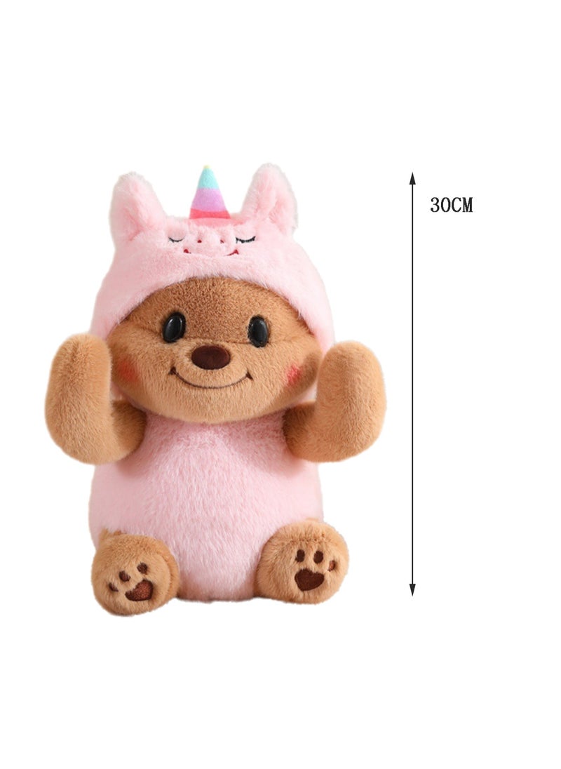 30 CM Cute Cartoon Animal Plush Toy Soft Stuffed Creativity Doll For Girls And Boys All Ages Gift（Style 4）