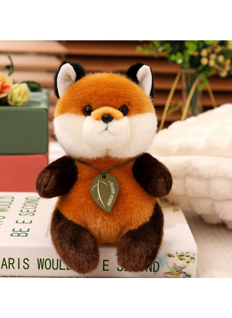 18 CM Cute Simulation Fox Plush Toy Soft Stuffed Animal Doll For Girls And Boys All Ages Gift