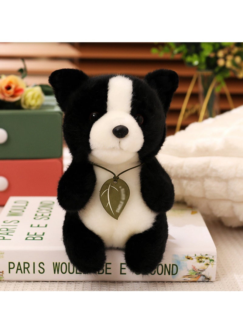 18 CM Cute Simulation Border Collie Plush Toy Soft Stuffed Animal Doll For Girls And Boys All Ages Gift