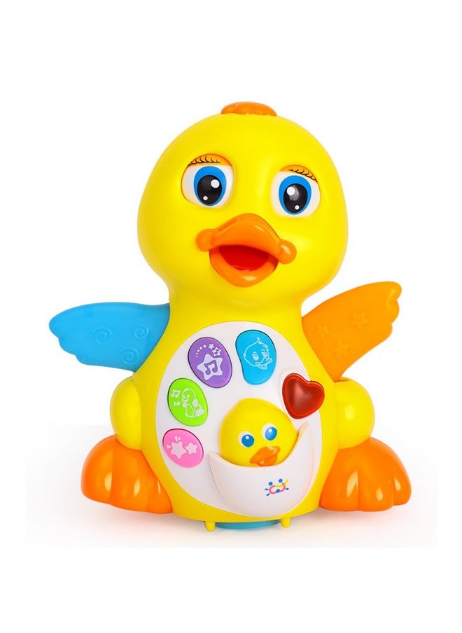 Flapping Dancing Duck Sings, Dances, Light Up Infant Learning Musical Toy For Toddlers Boys & Girls 12-24 Months