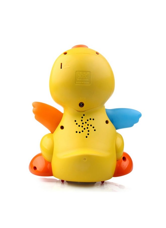 Flapping Dancing Duck Sings, Dances, Light Up Infant Learning Musical Toy For Toddlers Boys & Girls 12-24 Months