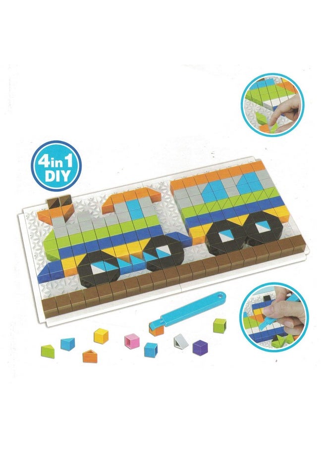 240 Pc Diy Transportation Building Blocks Jigsaw Puzzle