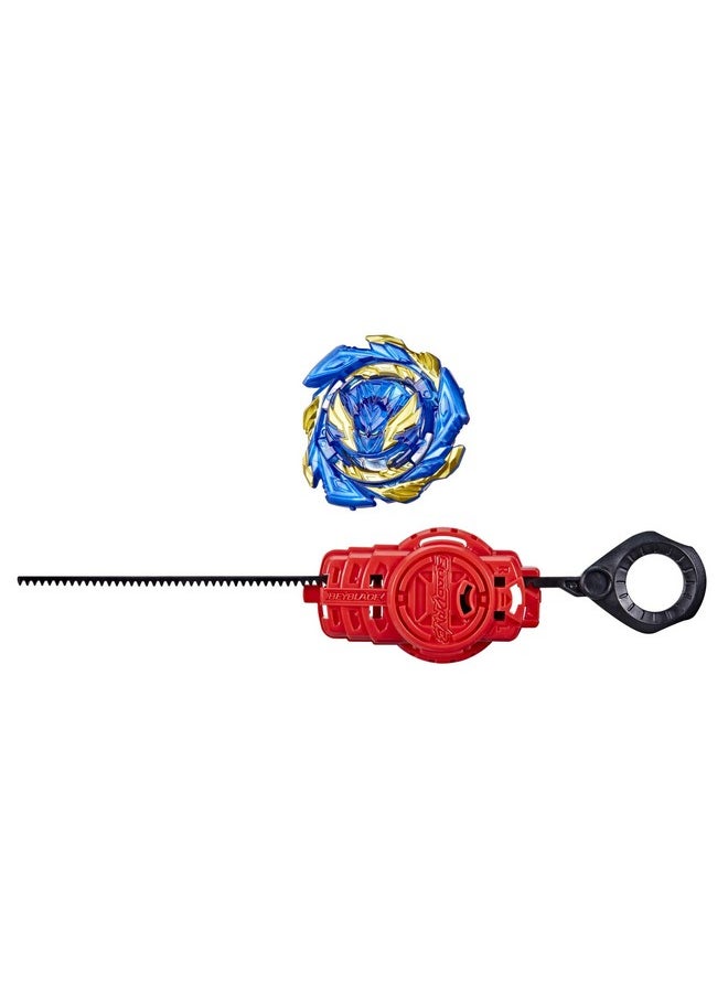 Burst Quaddrive Salvage Valtryek V7 - Beyblade Spinning Top Starter Pack Toy, Beyblade Battling Game Top Toy With Launcher For Kids Ages 8+, Original Beyblade By Hasbro