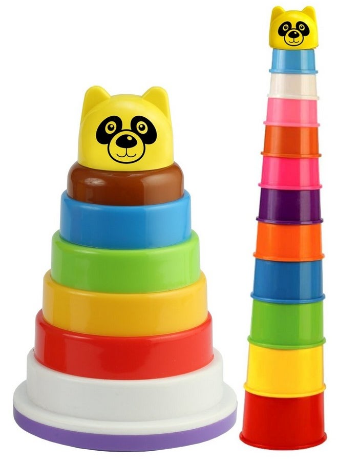 , Stacking Toys For Kids - Combo Of 2 Toys For Toddlers