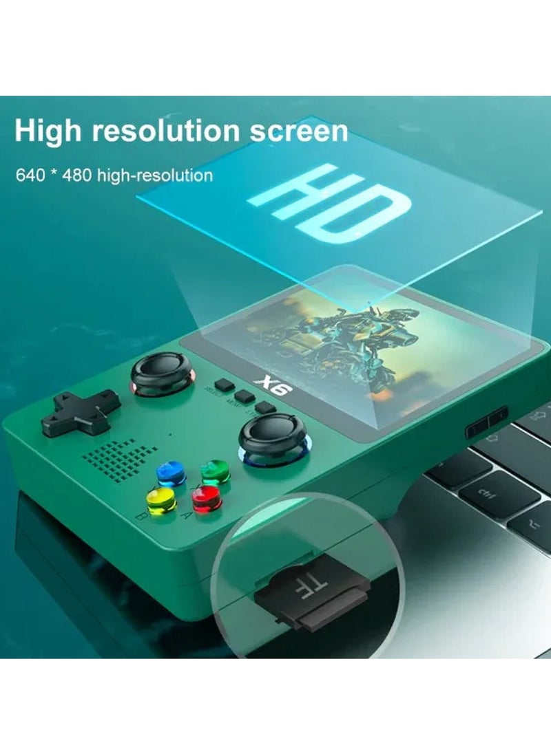 X6 Handheld Retro Games Consoles With Dual 3D Joystick Supports two-Player Games