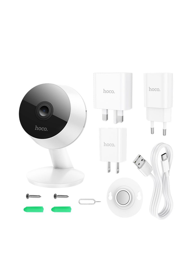 hoco D3 Indoor HD Smart Camera – 3MP Full HD, Two-Way Audio, Night Vision, H.265 Compression