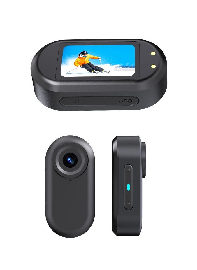 1.47-Inch Thumb Camera, Lightweight 35g Portable Action Camera with 1080P HD Video, Magnetic Charging, Real-Time Preview, Wide-Angle 2.7K Recording, Loop Recording, and Up to 256GB Storage