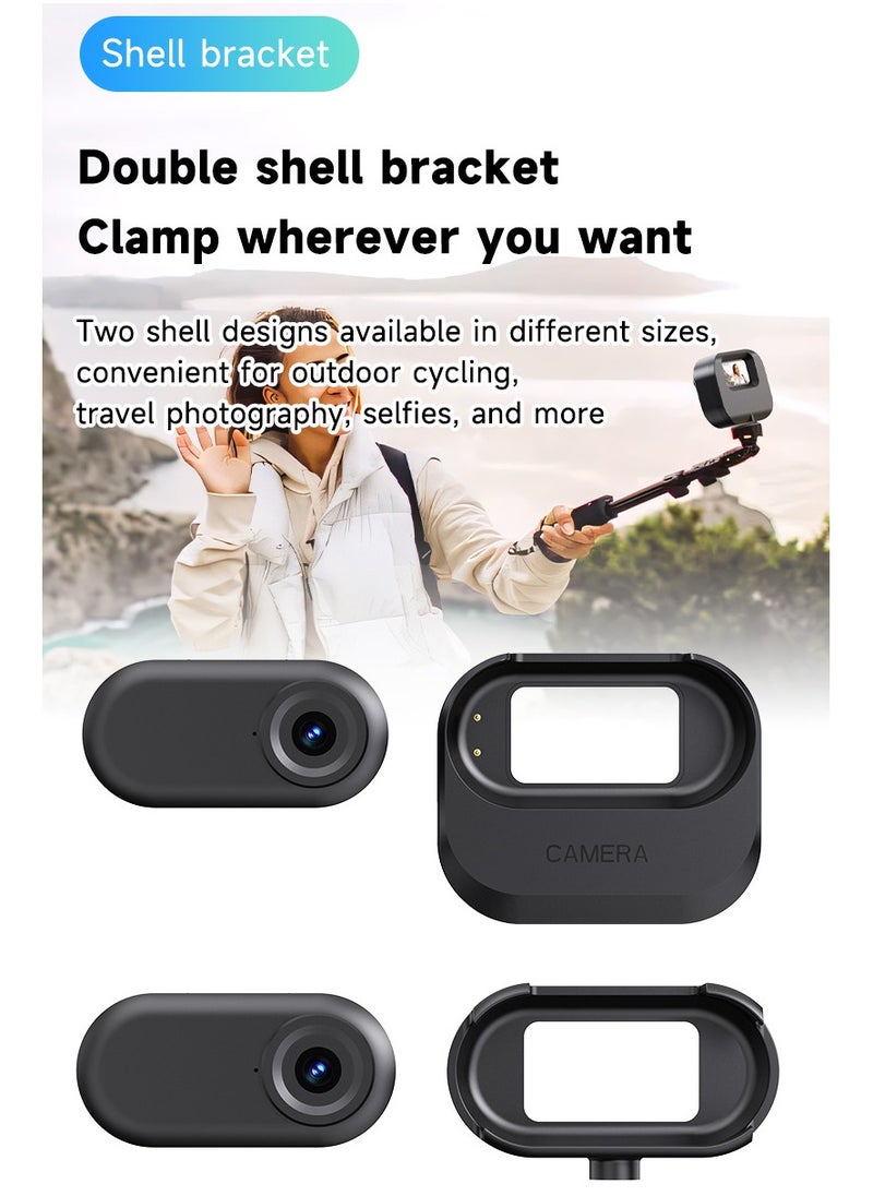 1.47-Inch Thumb Camera, Lightweight 35g Portable Action Camera with 1080P HD Video, Magnetic Charging, Real-Time Preview, Wide-Angle 2.7K Recording, Loop Recording, and Up to 256GB Storage